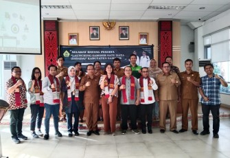 Pemkab Samosir saat Launching Aplikasi Sasada