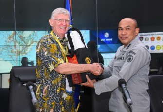 Bakamla RI saat Terima Kunjungan Mahasiswa UI dan Charles Darwin University