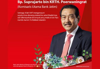 Komisaris Utama Bank Jatim berpulang