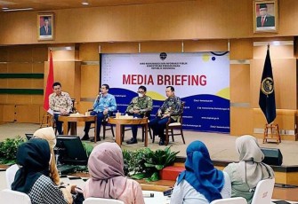 Kemenhub Sampaikan Perkembangan Program Mudik Gratis 2023 di Jakarta, Jumat (24/3).