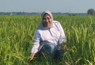 Direktur Pembiayaan Pertanian di Direktorat Jenderal Prasarana dan Sarana Pertanian, Kementerian Pertanian, Indah Megahwati. 