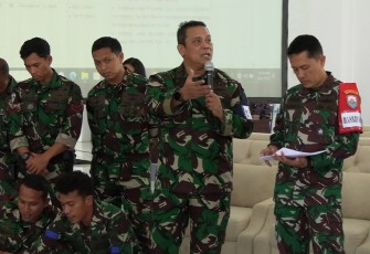 Koarmada III Gelar Tactical Floor Game Latihan Penanggulangan Bencana 