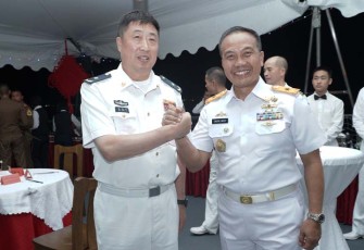 Dankodikdukum Hadiri Deck Reception di Kapal China MV Qi Jiguang Hull-83