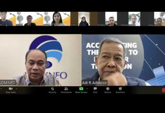 Menteri Komunikasi dan Informatika Budi Arie Setiadi melakukan uji coba langsung panggilan melalui konferensi video dan memastikan akses internet menggunakan jaringan SATRIA-1 bisa digunakan dengan baik, , Kamis (07/12/2023) lalu.