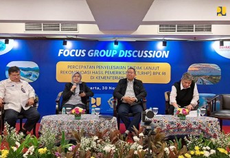 Focus Group Discussion (FGD) Percepatan Penyelesaian Tindak Lanjut Rekomendasi Hasil Pemeriksaan BPK RI, Kamis (30/11/2023).
