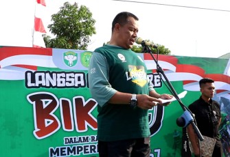 Danrem 011/LW saat Buka Kegiatan Langsa Adventure Bike 9
