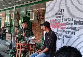 Dandim 0409/RL Jalin Silaturahmi bersama Wartawan