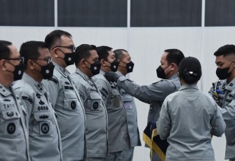 Pengukuhan dan Sertijab Pimpinan Tinggi Bakamla RI