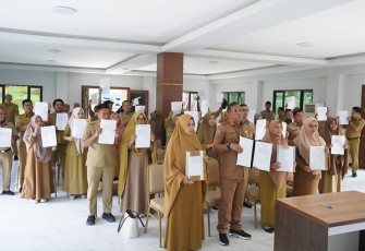 Pemda se-Sulbar seusai Tanda Tangan Ikrar Netralitas ASN menghadapi Pemilu 2024