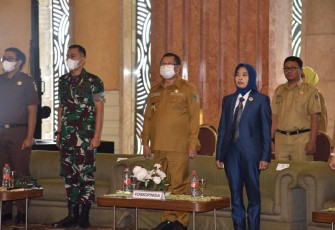 Dandim saat Dampingi Bupati Hadiri Pelantikan PPS Kabupaten Tulungagung