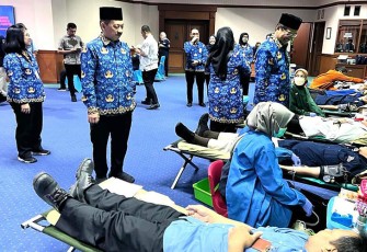 Baksos Donor Darah HUT Korpri ke-52