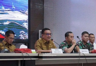 Wali Kota Bitung bersama wakil walikota Bitung saat membuka kegiatan Musrenbang RKPD Tahun 2024