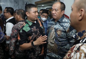Wabup Taufik ZA saat Ikuti RUPS-LB PT Bank Sumut
