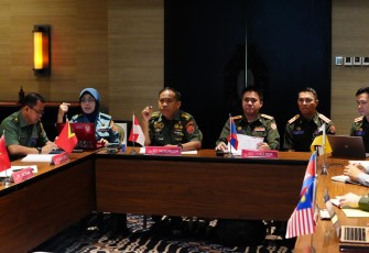 rapat sekretariat peserta ACDFM ke-20 bertempat di ruang Ikat, Apurva Kempinski Bali, Rabu (6/6/2023)