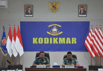Kodikmar Kodiklatal saat Terima Tim Audit Itjenal