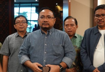 Gus Men sapaan Akrab Menag Yaqut, di Cengkareng, Kamis (11/1/2024).