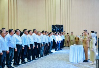 Penjabat (Pj) Bupati Batu Bara Nizhamul, S.E, M.M., berpesan kepada anggota Badan Permusyawaratan Desa (BPD) yang baru dilantik untuk lebih aspiratif, kreatif, inovatif dan cepat tanggap terhadap perkembangan situasi dan kondisi dalam kehidupan masyarakat