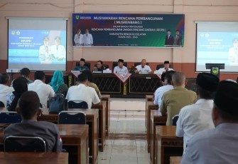 Bupati Gusnan Buka Langsung Musrenbang RPJPD Tingkat Kabupaten 
