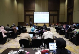 Kegiatan Sosialisasi Evaluasi Anggaran SPBE di Lingkup Pemda, di Jakarta, Selasa (30/01)