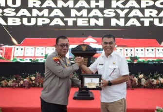 Bupati Natuna saat Dampingi Kapolda Kepri Dalam Agenda Temu Ramah Tamah Bersama Masyarakat