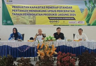 Bupati Gusnan Mulyadi Hadiri Penguatan Kapasitas untuk Menerapkan Standar Budi Daya Jagung