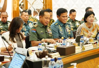 Panglima TNI saat Hadiri Rakor Tingkat Menteri di Kemenko Polkam RI