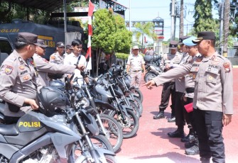 Polres Karimun Cek Kendaraan Dinas