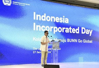 Indonesia Incorporated Day di Nusa Dua, Bali (27/1).