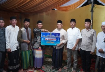 Bupati Gusnan Mulyadi Lakukan Safari Ramadan di Masjid Taqwa Desa Lubuk Tapi