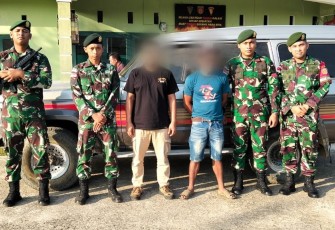 Satgas Pamtas Yonarmed 11 Kostrad Berhasil Gagalkan Penyelundupan Toyota Land Cruiser VX 4WD dari Malaysia