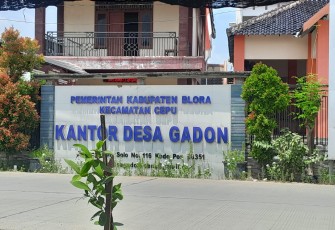 Kantor Desa Gadon Kecamatan Cepu Kabupaten Blora