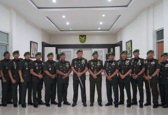 Acara Serah Terima Jabatan dan Tradisi Penerimaan Serta Pelepasan Warga Korem 041/Gamas