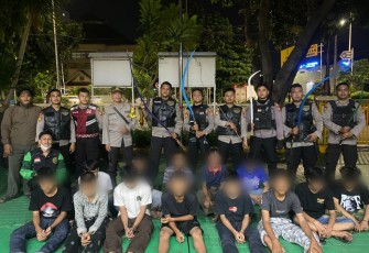 Polisi Amankan 13 Remaja di Jakbar