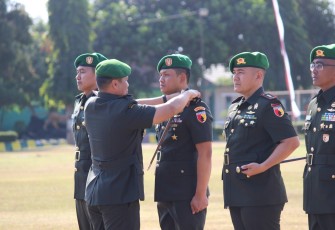 Tongkat Komando Dandim Tulungagung Resmi Pindah Tangan Ke Letkol Kav Mohammad Nashir