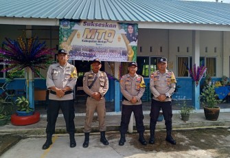 Polres Bintan Lakukan Pengamanan MTQH Ke-13 Tingkat Kabupaten Bintan Tahun 2024