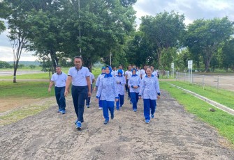 Lanudal Kupang Gelar Olahraga Bersama Gembira