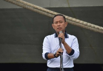 Panglima Komando Lintas Laut Militer Laksda TNI Hudiarto Krisno Utomo, PSC(J) M.A., M.M.S., CHRMP