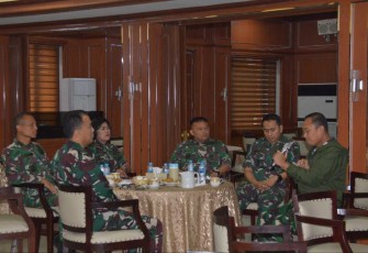  Pangkolinlamil Laksda TNI Hudiarto Krisno Utomo, PSC(J)., M.A., M.M.S., CHRMP Jalani Komunikasi Temu Pagi Beserta Jajaran 