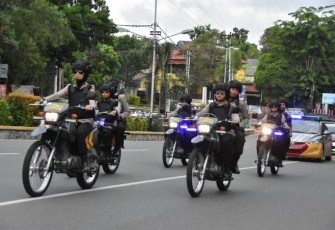Polwan Patroli Humanis Jelang Pemilu 2024