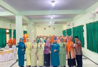 Silaturahmi Persit KCK Cab XVI Dim Ponorogo Dengan Organisasi Wanita Kabupaten Ponorogo