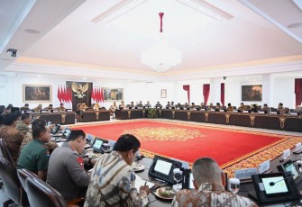 Panglima TNI Hadiri Sidang Kabinet Paripurna Pertama Dipimpin oleh Presiden RI