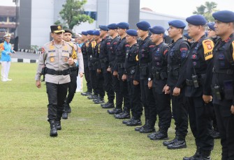 Kapolda Sumsel Siapkan 1471 Personel Persiapan Pengamanan Pengawalan Tahap Pungut dan Hitung Suara