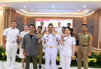 ASEAN Plus Cadet Sail 2024 Kunjungi Mabes TNI AL