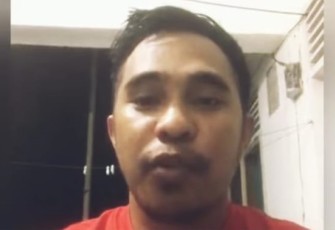 Achmad Akbar, Wakil ketua IKA (Ikatan Alumni) PMII Papua Barat  Daya, saat memberikan testimoninya pada Senin (22/07/2024).