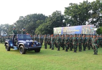 Upacara pembukaan Pendidikan Semaba PK Pria  dan Wanita TNI AU Angkatan ke-53, di Lapangan Dirgantara, Sabtu (8/6/2024). (Foto : Istimewa)