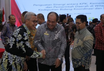 Wakil Bupati Asahan Ikuti Rakor Penguatan Sinergi Antar KPK dengan Kemendagri, BPKP dan Pemerintah Daerah
