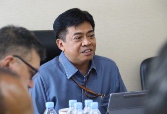 Plh. Kepala Pustarajakan KKPP Faisal Syarif di Ruang Rapat BSKDN pada Kamis, 25 Januari 2024.