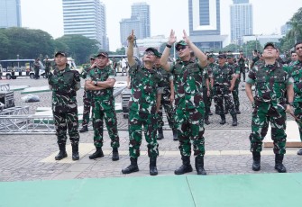 Kasum TNI Tinjau Kesiapan HUT Ke-79 TNI Tahun 2024 dan Pesta Rakyat di Monas