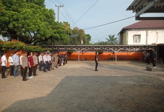 Bawaslu Provinsi Bengkulu Gelar Apel Siaga Penertiban Alat Peraga Sosialisasi
