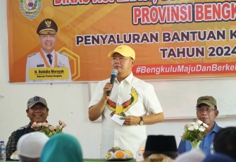 Gubernur Bengkulu Rohidin Mersyah  